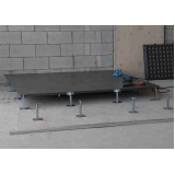 instalação de piso elevado placas de aço preenchidas concreto celular Jardim Guarapiranga